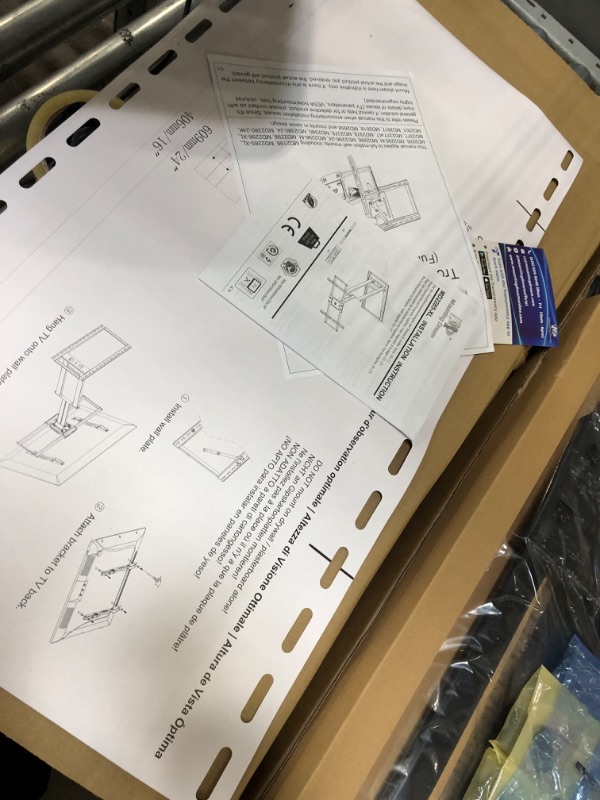 Photo 1 of Mounting Dream Long Arm TV Wall Mount for Most 42-90 Inch TV, 40 Inch Long Extension TV Mount Swivel and Tilt, Full Motion TV Mount Fits Max VESA 800x400mm, 150 lbs. Loading, 16”,18”, 24” Studs