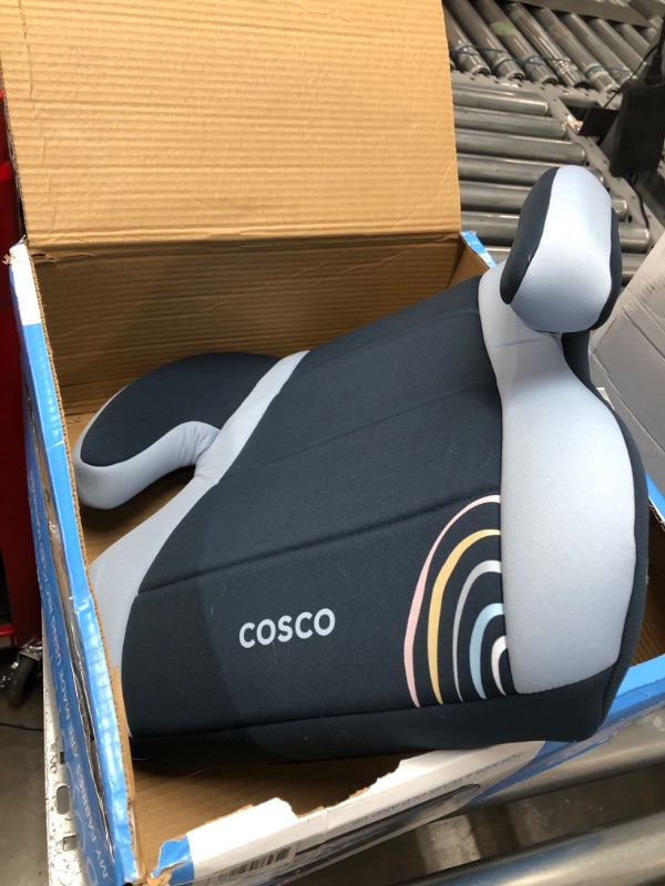 Photo 3 of Cosco Topside Backless Booster Car Seat, Lightweight 40-100 lbs, Rainbow