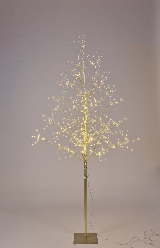 Photo 1 of **MISSING BASE**
5' Gold Branch Tree Warm LEDs