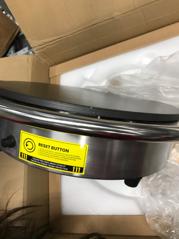 Photo 1 of **PARTS ONLY DOES NOT FUNCTION
WantJoin Commercial Electric Crepe Maker 16“ 110V