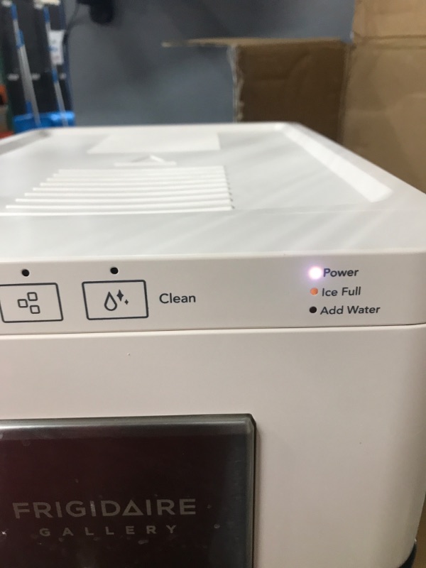 Photo 4 of FRIGIDAIRE Gallery EFIC255 Countertop Crunchy Chewable Nugget Ice Maker, 44lbs per Day, Auto Self Cleaning, 2.0 Gen, Cream NEW 2nd GEN - CREAM