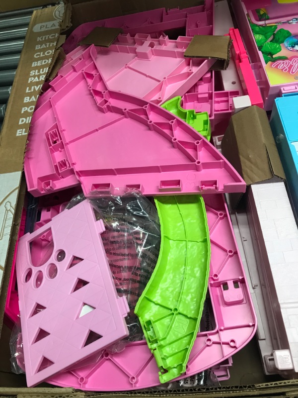 Photo 1 of Barbie Dreamhouse 2023, Pool Party Doll House with 75+ Pieces and 3-Story Slide, Barbie House Playset, Pet Elevator and Puppy Play Areas?