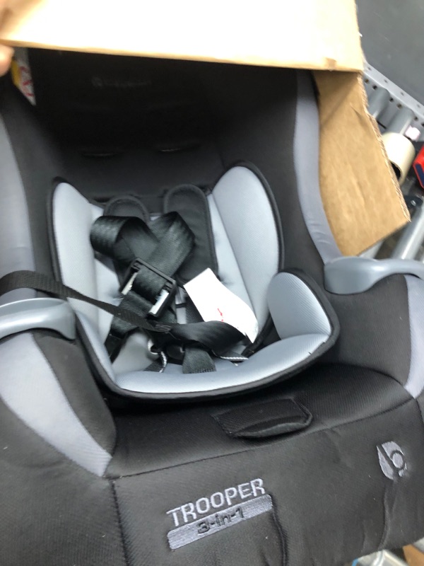 Photo 3 of Baby Trend Trooper 3-in-1 Convertible Car Seat, Dash Black