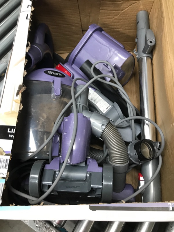 Photo 2 of ***Parts Only***Shark NV352 Navigator Lift Away Upright Vacuum with Wide Upholstery and Crevice Tools, Lavender, 15 in L x 11.4 in W x 45.5 in H