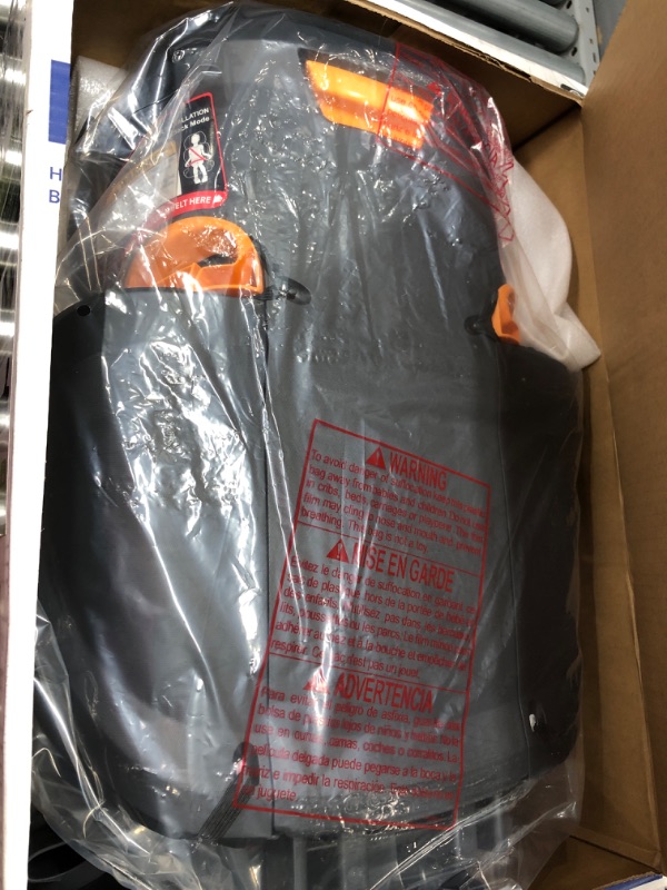 Photo 1 of Chicco KidFit ClearTex Plus 2-in-1 Belt-Positioning Booster Car Seat, Backless and High Back Booster Seat, for Children Aged 4 Years and up and 40-100 lbs. | Obsidian/Black KidFit Plus with ClearTex® No Chemicals Obsidian