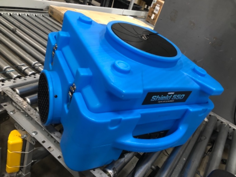 Photo 2 of CADPXS Shield-550 Negative Machine Airbourne Cleaner HEPA Scrubber Water Damage Restoration Equipment Air Purifier, Air Scrubbers 550 air scrubbers Blue