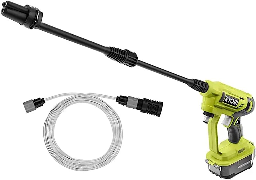 Photo 1 of ***NO BATTERY - UNABLE TO TEST***
RYOBI RY120350 ONE+ 18-Volt 320 PSI 0.8 GPM Cold Water Cordless Power Cleaner (Tool Only)
