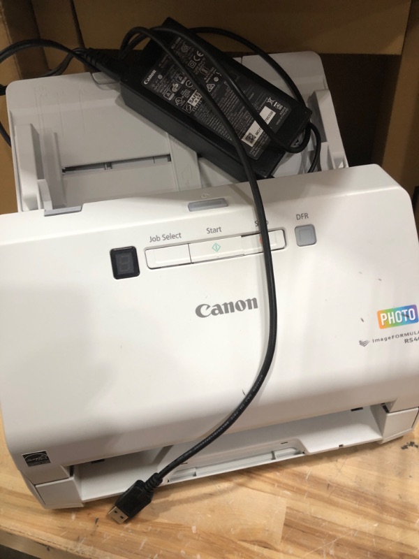 Photo 3 of Canon imageFORMULA RS40 Photo and Document Scanner, with Auto Document Feeder | Windows and Mac | Scans Photos - Vibrant Color - USB Interface - 1200 DPI - High Speed - Easy Setup