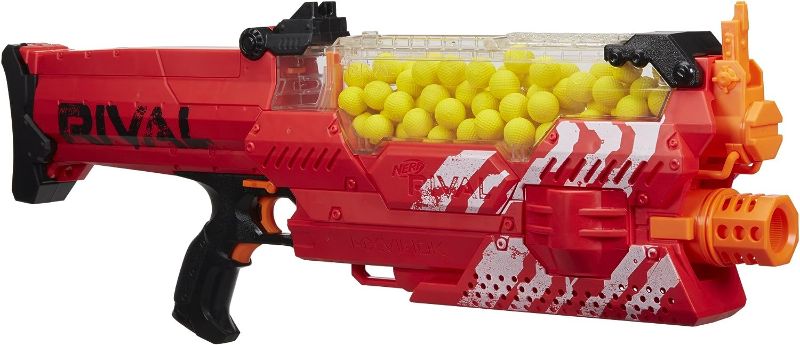 Photo 1 of (SEE NOTES) NERF Rival Nemesis MXVII-10K Blaster, Red
