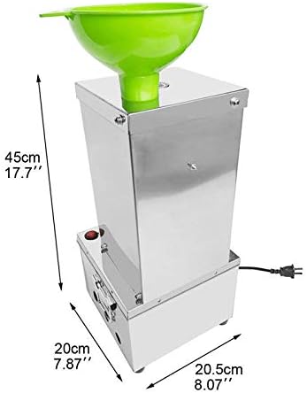 Photo 2 of (STRONG SCENT) TECHTONGDA 110V Commercial Garlic Peeling Machine Electric Stainless Steel Garlic Peeler Automatic Garlic Peel Remover with Peeling Speed 25kg/h for Restaurants Barbecue Shops Canteen Hotels 