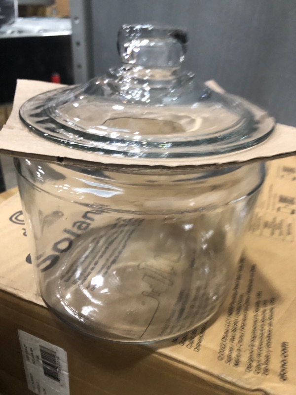 Photo 1 of  Heritage Hill Glass Jar with Lid 
