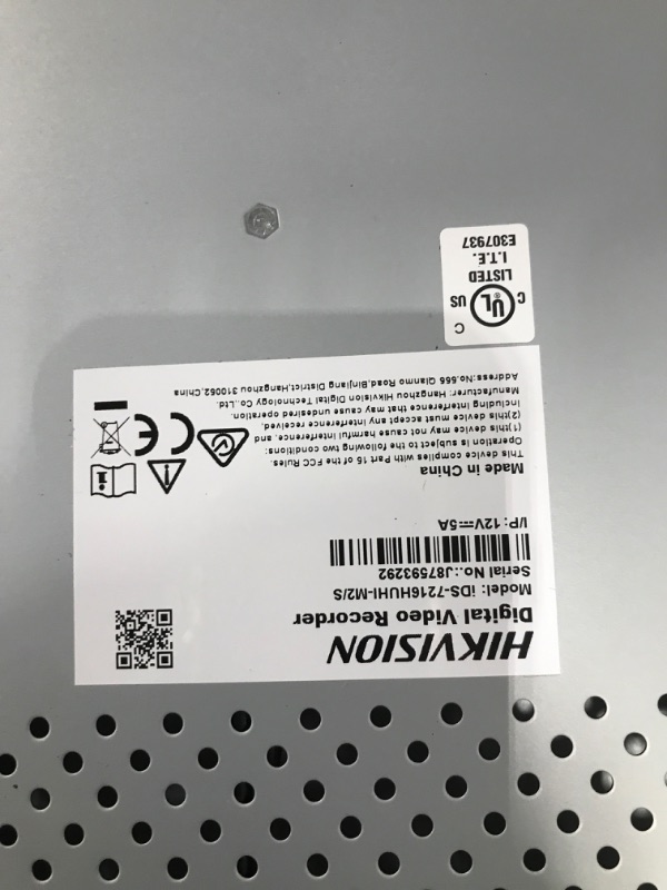 Photo 3 of Hikvision DS-7716NI-I4/16P 16-Channel 12MP 160 Mbps H.265+ POE Embedded Plug & Play NVR (NO HDD Included)