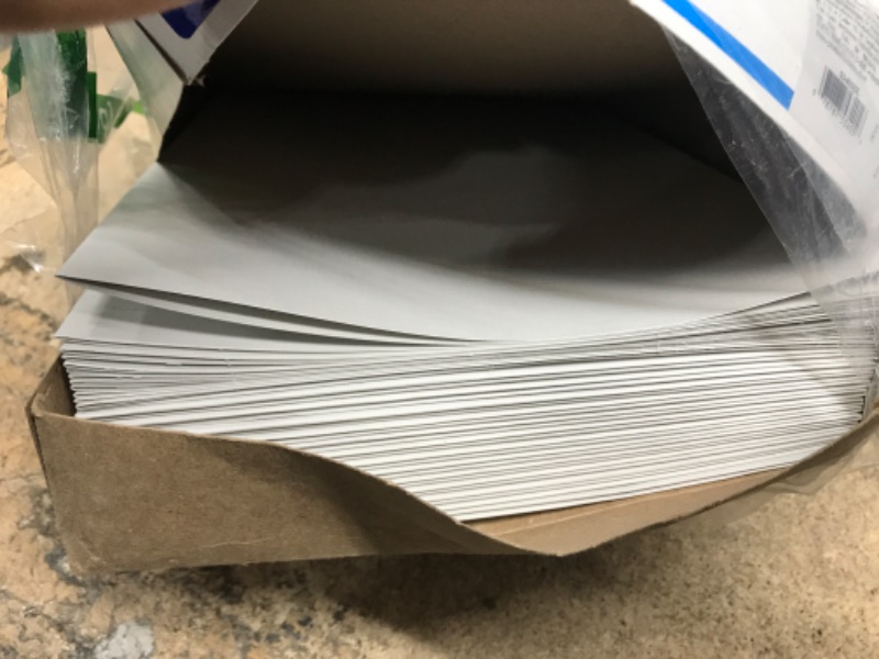 Photo 1 of Oxford Linen Finish Twin Pocket Folders Letter Gray 25/Box