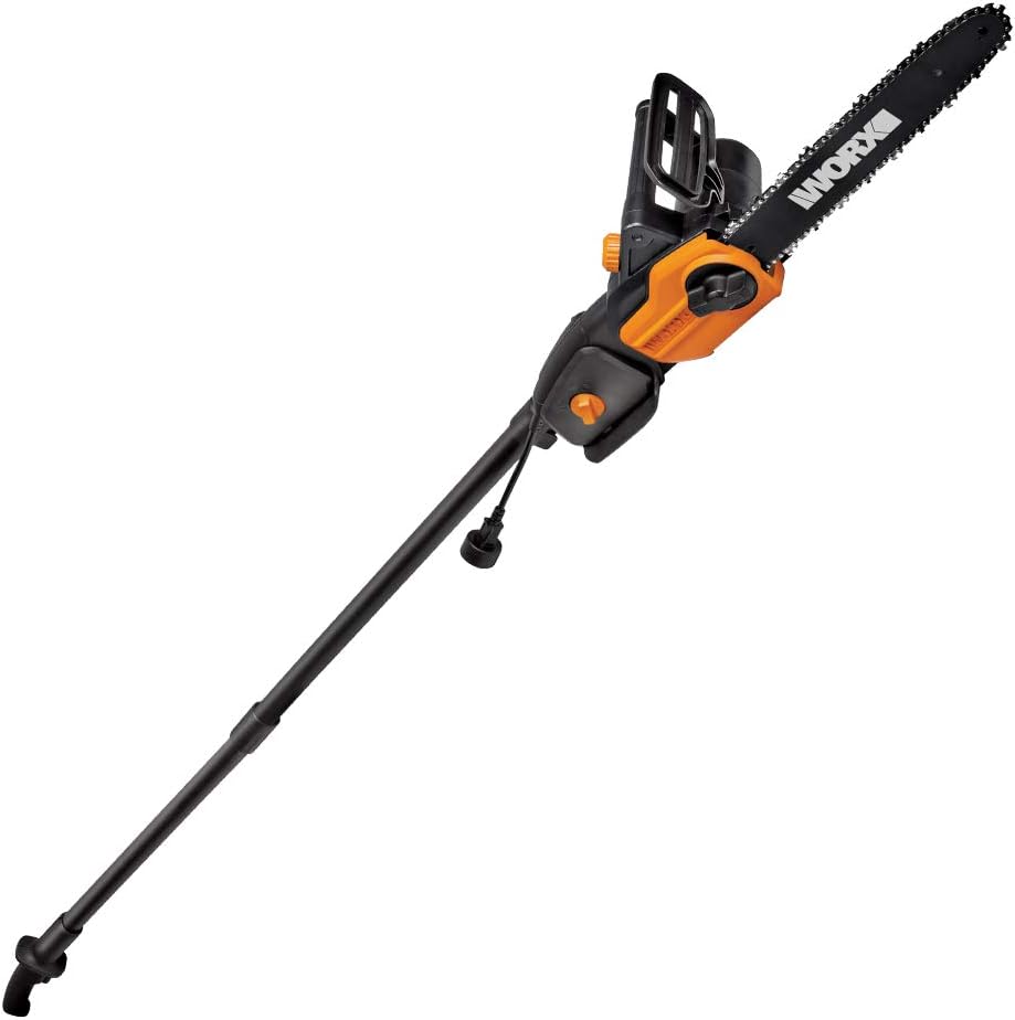 Photo 1 of ******NEEDSD CLEANED   EXTERIOR DAMAGE, UNABLE TO TEST*********
Scotts Outdoor Power Tools PS45010S 10-Inch 8-Amp Corded Electric Pole Saw, Adjustable Head & Oregon Bar and Chain
