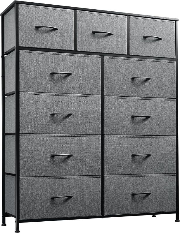 Photo 1 of *********PHOTO FOR REFERENCE, NOT COLOR*************
Dresser with 9 Drawers - Furniture Storage Chest Tower Unit for Bedroom, Hallway, Closet, Office Organization - Steel Frame, Wood Top, Easy Pull Fabric Bins (9 Drawers,