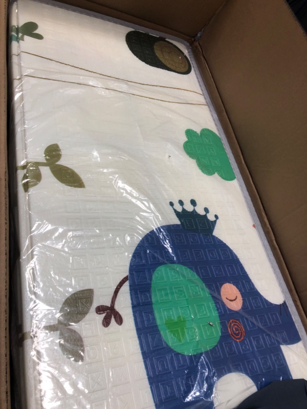 Photo 1 of Baby Playpen with Mat, Large Baby Play Yard for Toddler, BPA-Free, Non-Toxic, Safe No Gaps Playards for Babies, Indoor & Outdoor Extra Large Kids Activity Center 79"x59"x26.5" with 0.4" Playmat