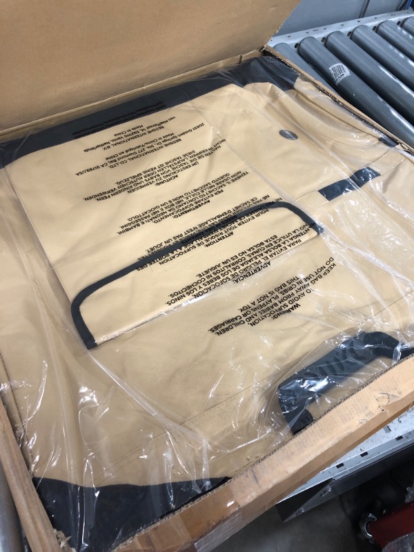 Photo 1 of Garnpet 36 Inch Collapsible Soft Dog Crate for Large Dogs, 4-Door Foldable Travel Dog Kennel with Durable Mesh Windows for Indoor & Outdoor Portable Pet Crate, Soft Side Dog Crate, Beige 36''L x 25''W x 25''H Beige