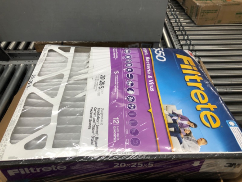 Photo 2 of 3M Filtrete Ultra Allergen Healthy Living Deep Pleat Furnace Filter