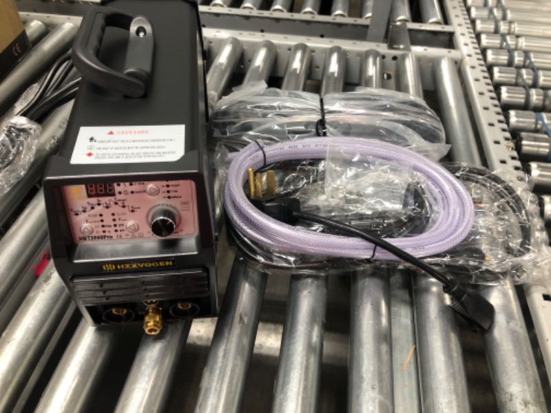 Photo 2 of HZXVOGEN 200Amp TIG Welder with Pulse 4 in 1 Multiprocess Welding Machine 110V/220V Dual Voltage TIG Pulse/HF TIG/MMA/Cold Welding/Stick Welder Machine IGBT Inverter High Frequency Digital Control
