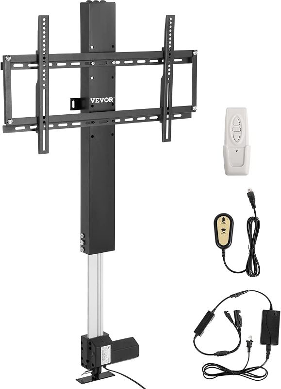 Photo 1 of VEVOR Motorized TV Lift Stroke Length 31 Inches Motorized TV Mount Fit for Max.60 Inch TV Lift with Remote Control Height Adjustable 42-73 Inch,Load...
