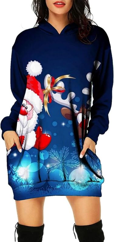 Photo 1 of Honeystore Unisex Ugly Christmas Tracksuit Sets Hoodie Sweatpants Sport Joggers Set BSY062WK L