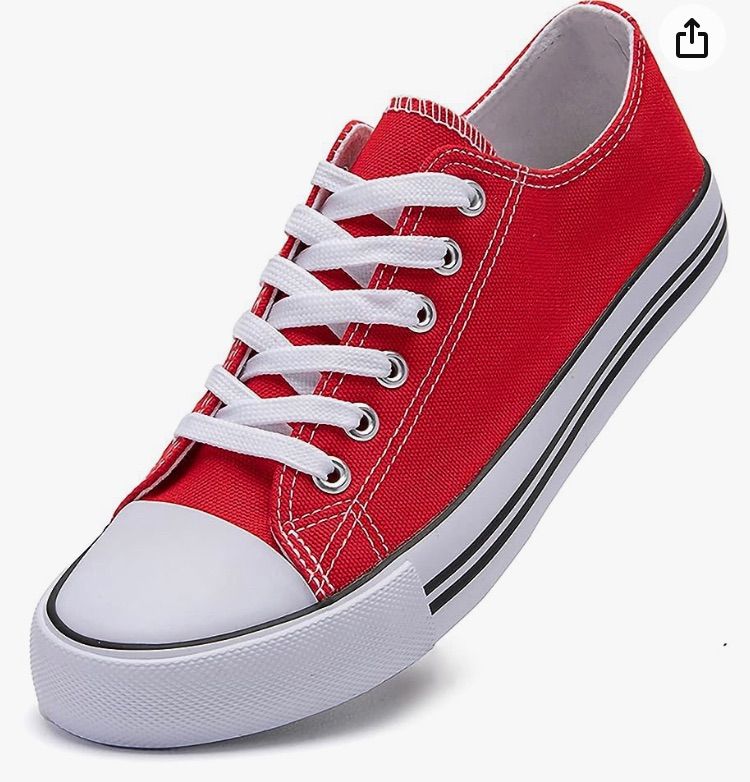 Photo 1 of Women's Canvas Shoes Fashion Canvas Sneakers for Women Casual Tennis Shoes Walking Shoes
