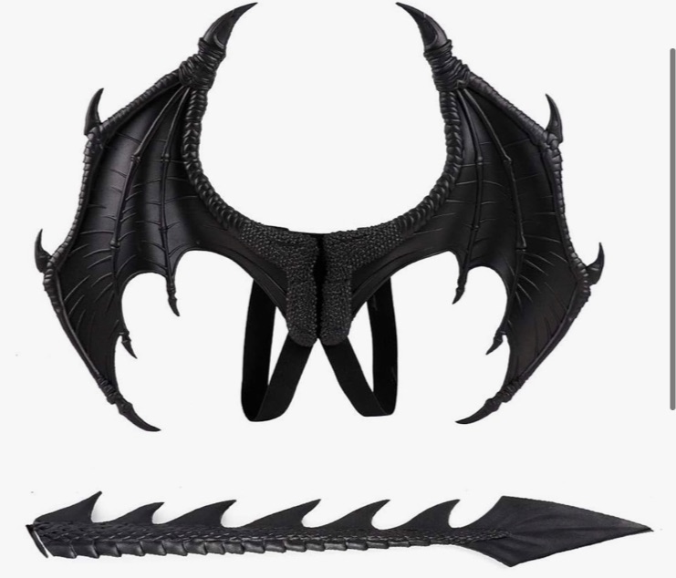 Photo 1 of 
Himine Dragon Wings Props Cosplay Wing With Tail