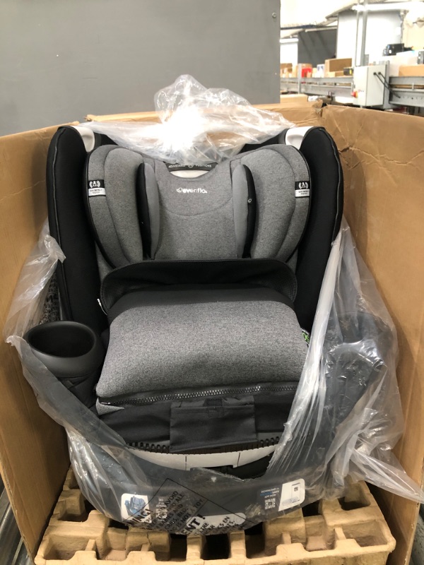 Photo 2 of Evenflo Gold Revolve360 Extend All-in-One Rotational Car Seat with SensorSafe (Moonstone Gray) Gold Revolve Extend Sensorsafe Moonstone Gray