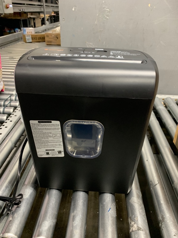 Photo 1 of Bonsaii 6-Sheet Micro-Cut Shredder and 24-Pack Lubricant Sheets