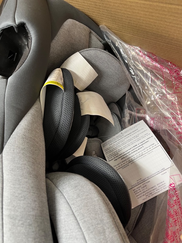 Photo 2 of Baby Jogger City Turn Rotating Convertible Car Seat | Unique Turning Car Seat Rotates for Easy in and Out, Phantom Grey