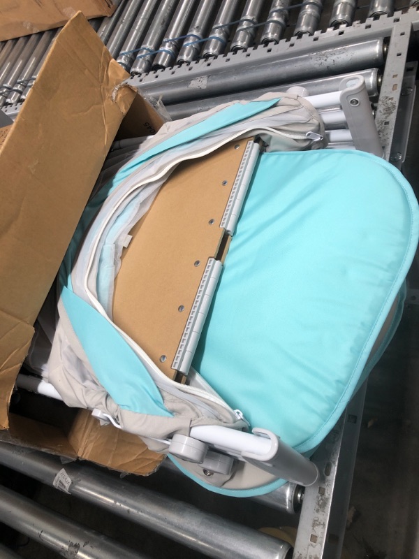 Photo 1 of Dream On Me Karley Bassinet in Blue/Grey