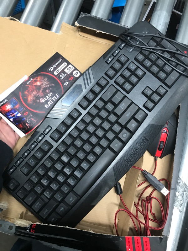 Photo 4 of Redragon S101 Gaming Keyboard, M601 Mouse, RGB Backlit Gaming Keyboard, Programmable Backlit Gaming Mouse, Value Combo Set [New Version] Black