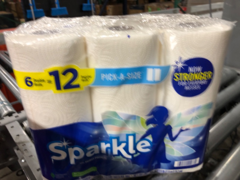 Photo 2 of  Sparkle® Pick-A-Size® Paper Towels, 24 Double Rolls = 48 Regular Rolls