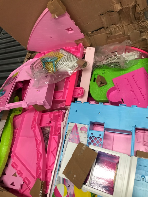 Photo 3 of Barbie Dreamhouse 2023, Pool Party Doll House with 75+ Pieces and 3-Story Slide, Barbie House Playset, Pet Elevator and Puppy Play Areas?