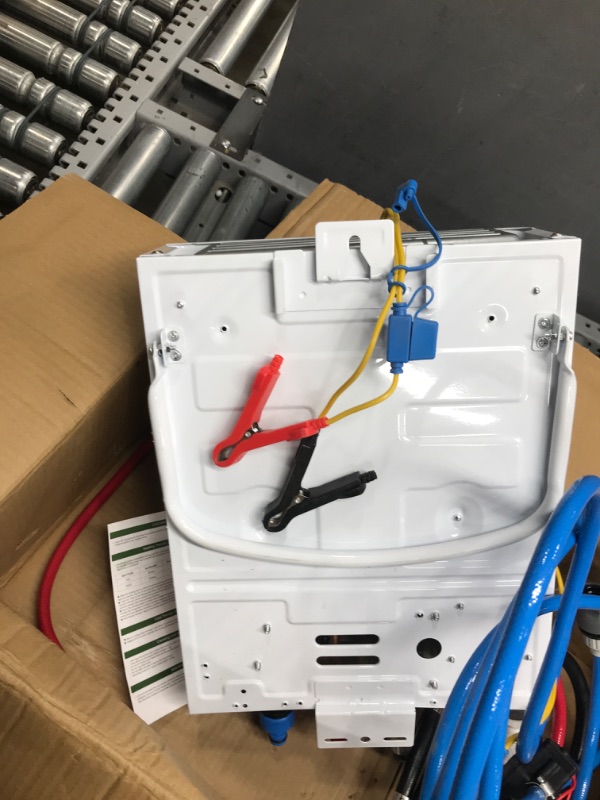 Photo 1 of ***Parts Only***Camplux 5L 1.32 GPM Outdoor Portable Propane Gas Tankless Water Heater With 1.2 GPM Water Pump White