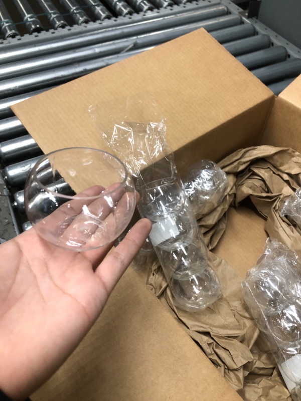 Photo 2 of 4 Ounce Clear Plastic Bowls, 100 Round Small Plastic Cups - Recyclable, Shatter Resistant, Clear Plastic Plastic Salad Bowls, For Weddings Or Events - Restaurantware 4 oz