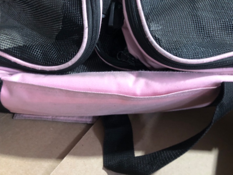 Photo 4 of **MAJOR DAMAGE PREV USED**
Henkelion Large Cat Carriers Dog Carrier Pet Carrier Pink