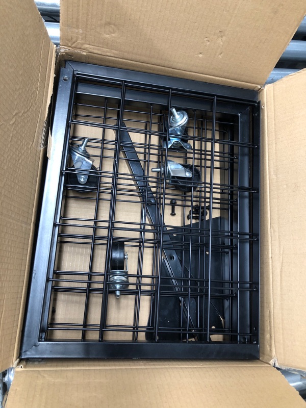 Photo 1 of Blasinc Gridwall Panel Display Stand 2' x 5.5' Ft Heavy Movable Floorstanding Detachable Girdwall for Easy Transport, Standing Grid Towe Display Rack for Retail and Craft FairGrid Wall Panels