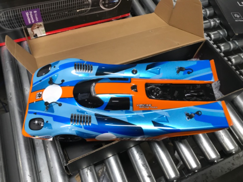 Photo 6 of AMORIL 1/10 AK-917 Fast Brushless RC Cars for Adults,Max 75mph Hobby Electric On-Road RTR Supercar with 9KG Metal Servo,3650 4300KV Brushless Motor,60A Independent ESC,Remote Control Car for Boys,Cyan Blue Brushless 1:10 Scale ( TESTED) 