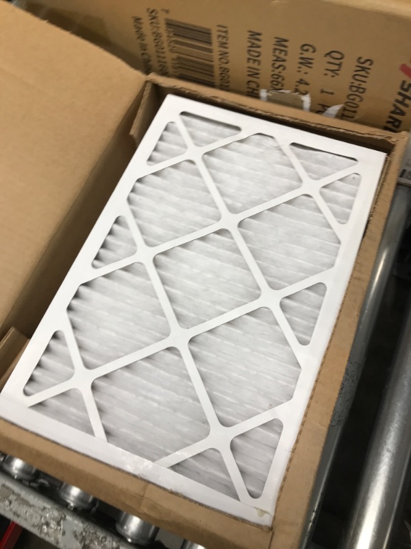 Photo 2 of 12x18x1 (11.5x17.5) MERV 8 Air Filter/Furnace Filters (4 Pack)