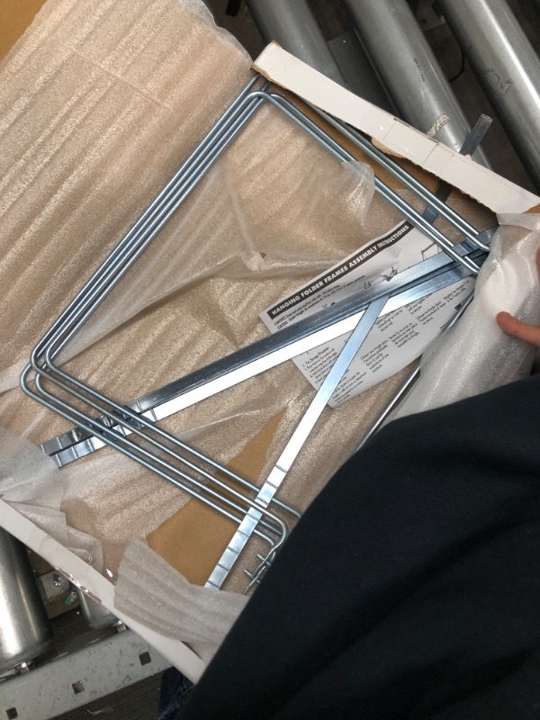 Photo 1 of Officemate OIC Hanging File Frame, Letter Size, Adjustable 14 to 18 inches, 2/Pack (91990)