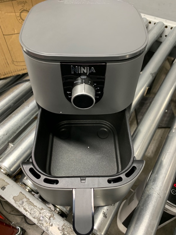 Photo 3 of Ninja AF080 Mini Air Fryer, 2 Quarts Capacity, Compact, Nonstick, with Quick Set Timer, Grey