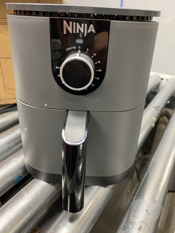 Photo 2 of Ninja AF080 Mini Air Fryer, 2 Quarts Capacity, Compact, Nonstick, with Quick Set Timer, Grey