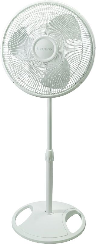 Photo 1 of ***USED - MOTOR MISSING - UNABLE TO TEST***
Lasko 2520 Oscillating Stand Fan,White 16 Inch White 2520 Fan