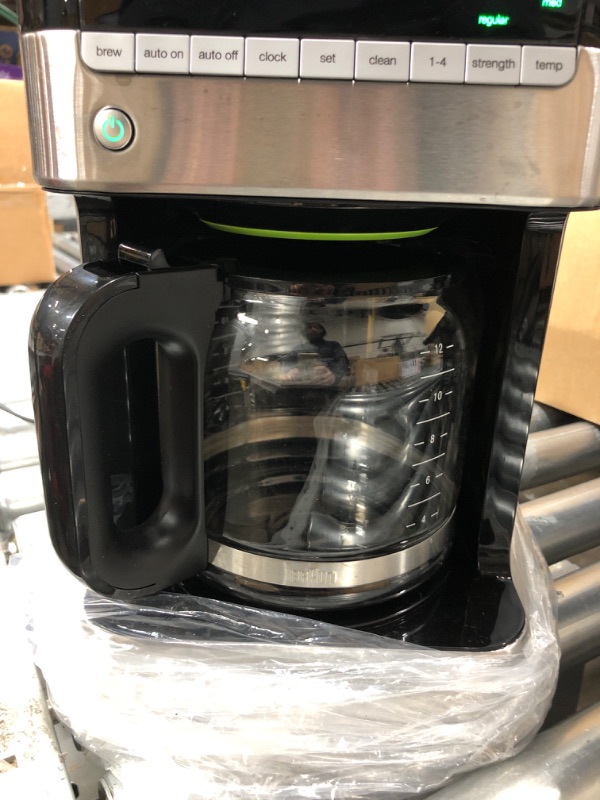 Photo 1 of Braun Brew Sense Drip Coffee Maker, 12 cup, Black KF7150BK Coffee Maker