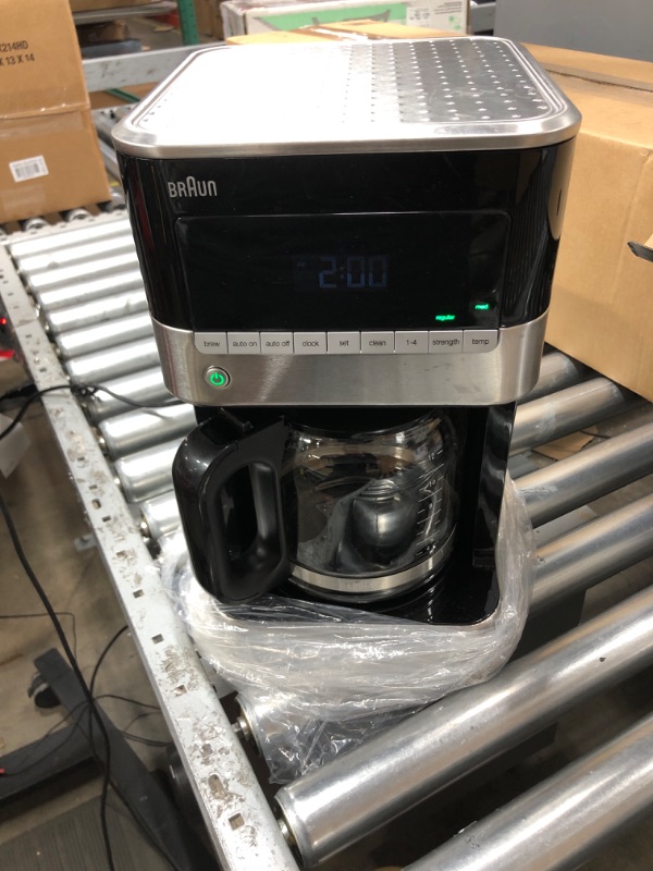 Photo 1 of Braun Brew Sense Drip Coffee Maker, 12 cup, Black KF7150BK Coffee Maker