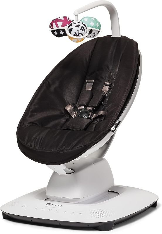 Photo 2 of 4moms MamaRoo Multi-Motion Baby Swing, Bluetooth Baby Swing with 5 Unique Motions, Grey