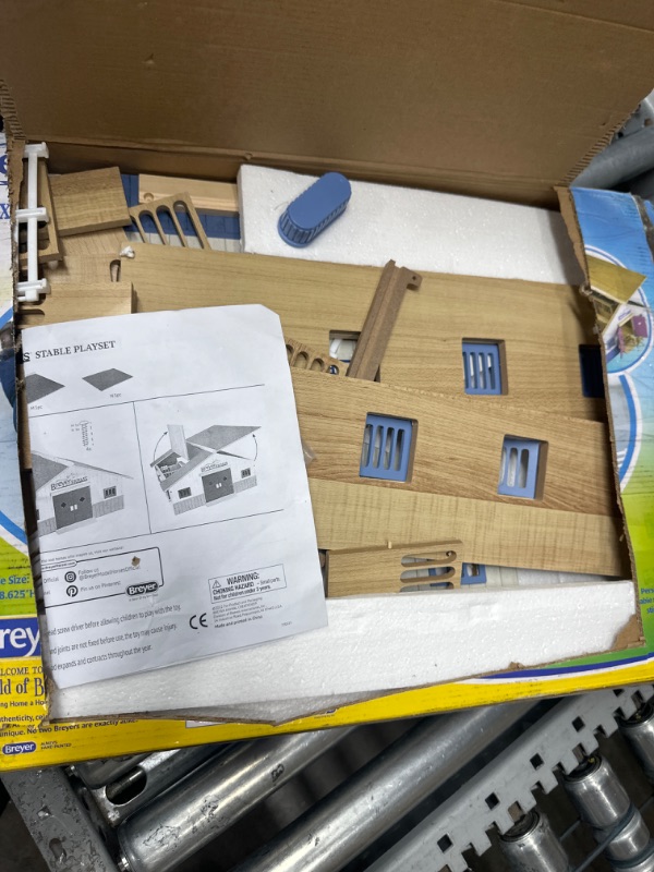 Photo 1 of Breyer Horses Farms Deluxe Wooden Playset | 19 Piece Playset | 2 Stablemates Horses Included | 20" L x 16" W x 8.5" H | 1:32 Scale | Model #59215, Multi Deluxe 19 piece Playset