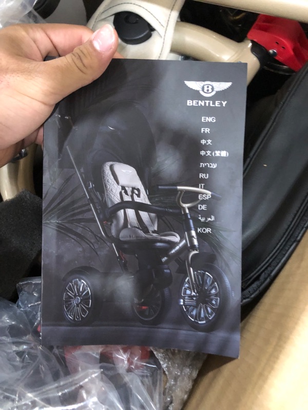 Photo 4 of Bentley Kids Trike, Toddler Bike 6-in-1, Officially Licensed & Designed by Bentley Motors UK; This Baby to Big Kid Tricycle is a Compelling Statement of Performance and Luxury, White Satin (6m-5y+)