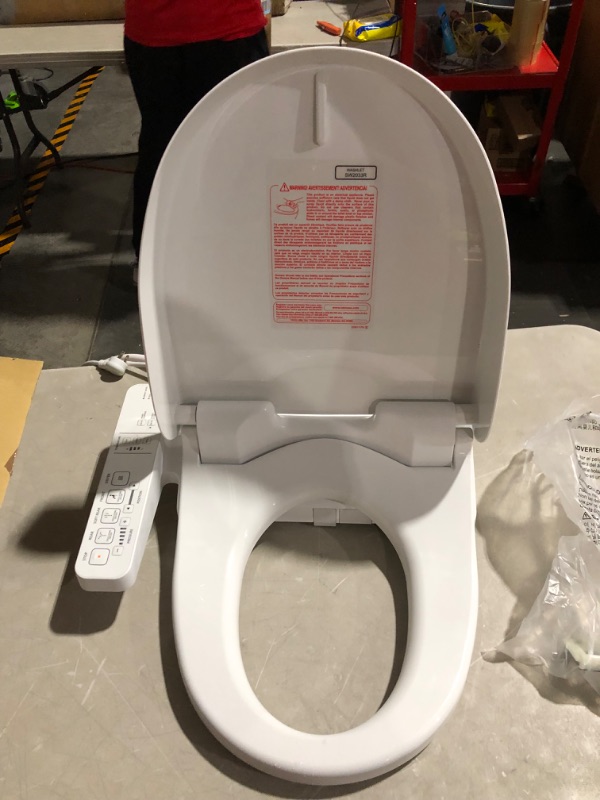 Photo 5 of ***USED - DIRTY - WET - POWERS ON - UNABLE TO TEST FURTHER***
TOTO SW2033R#01 C100 Electronic Bidet Toilet Cleansing Water